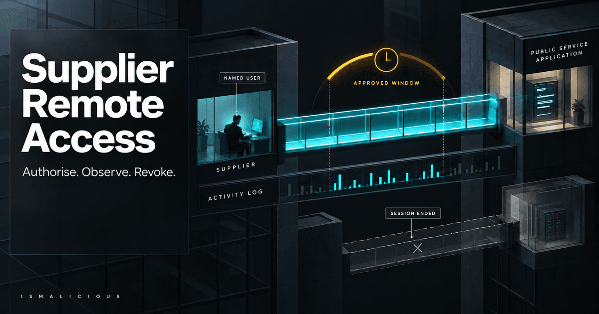 Cover Image for Public Sector Supplier Remote Access: Control Every Session