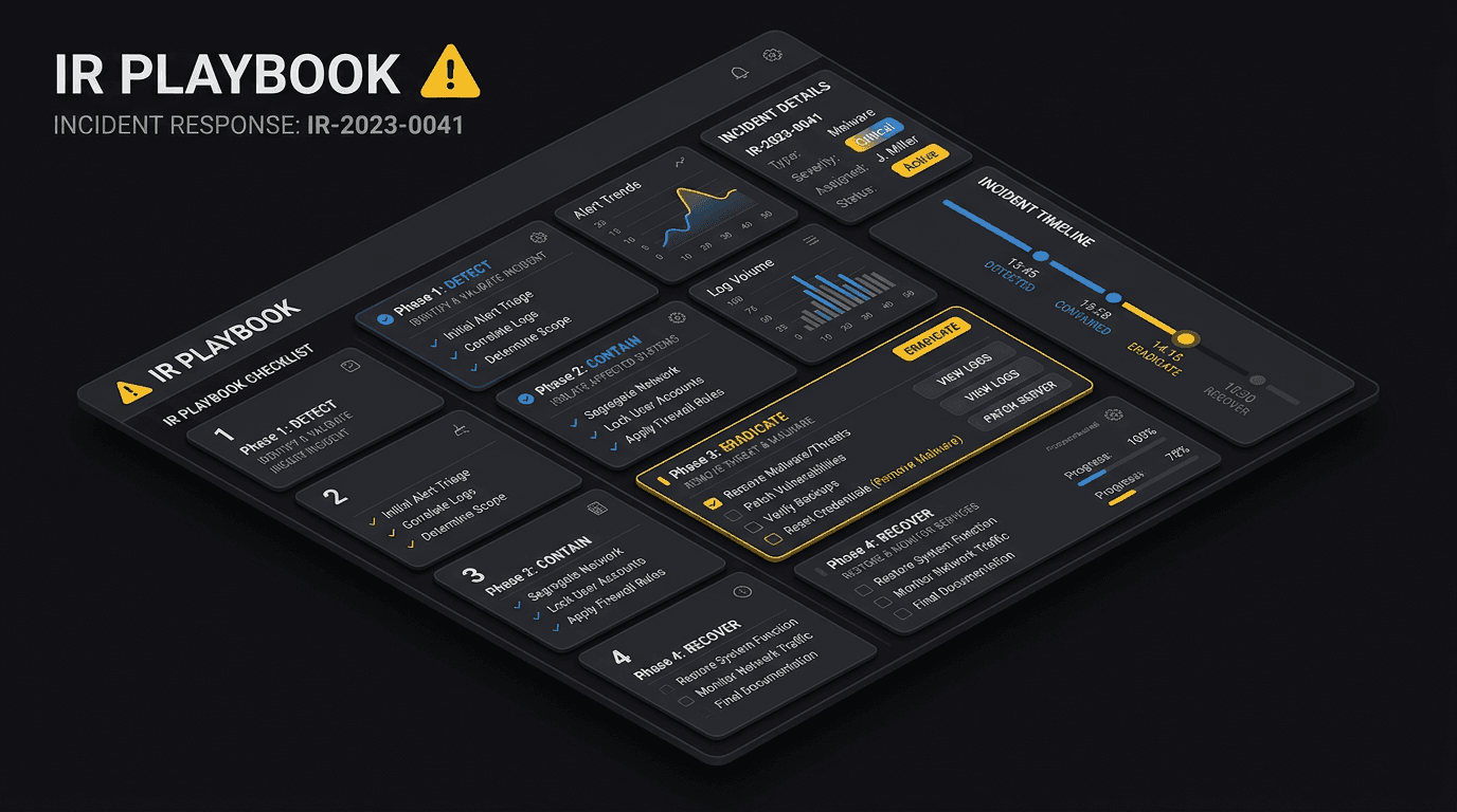 Cover Image for Incident Response Playbooks: Less PDF, More Rehearsal